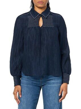 Joie Women's Blouse -Navy Blazer  Medium NWT